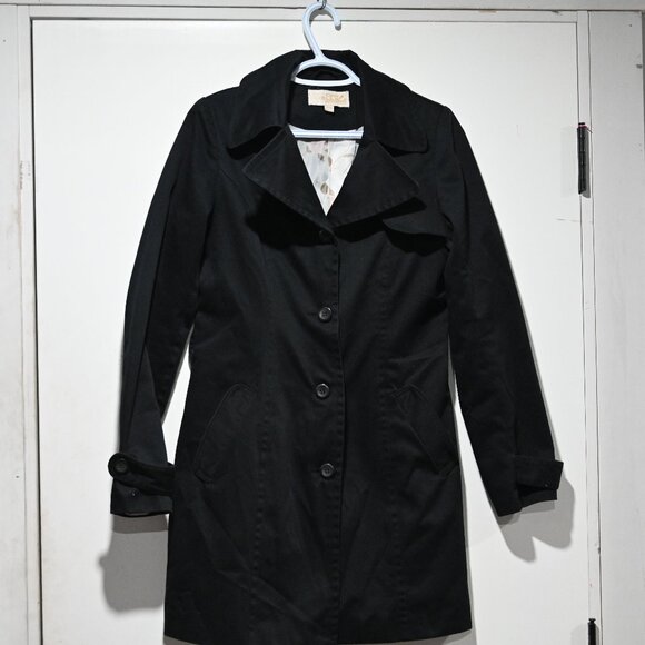 Costa Blanca Outwear Jacket Black in color woman overcoat pockets in front - Picture 1 of 6